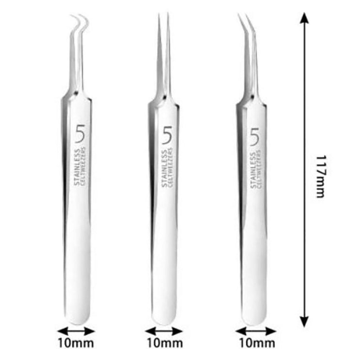 Ultra-fine Beauty Salon Acne Needle Tool Set - 8 pcs