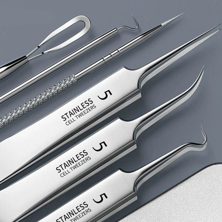 Ultra-fine Beauty Salon Acne Needle Tool Set - 8 pcs