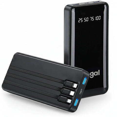 20,000mAh LCD Dual-Device Power Bank