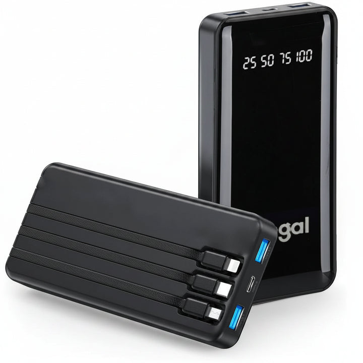 20,000mAh LCD Dual-Device Power Bank
