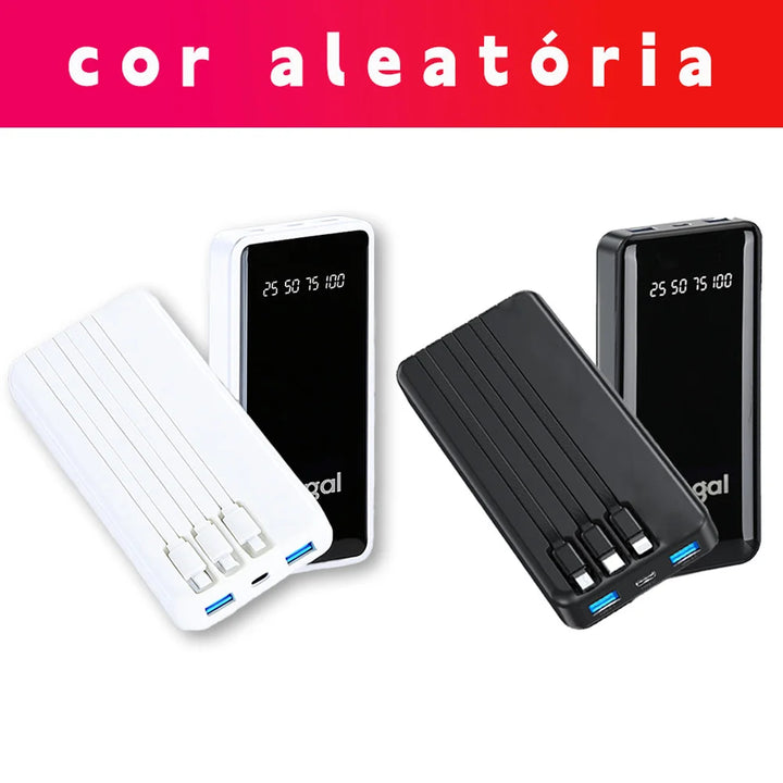 20,000mAh LCD Dual-Device Power Bank