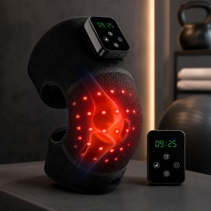 Infrared Knee Pain Relief Massager with Red Light Therapy