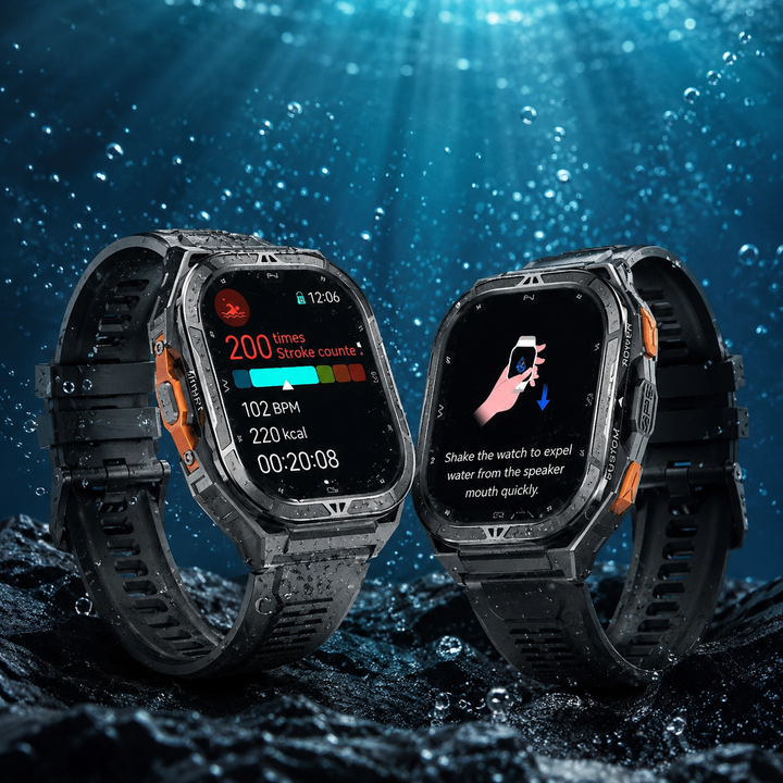 Rislnquord 1.96-Inch AMOLED GPS Smartwatch