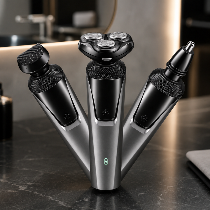 3-in-1 Electric Razor for Men with Trimmer and Shaver
