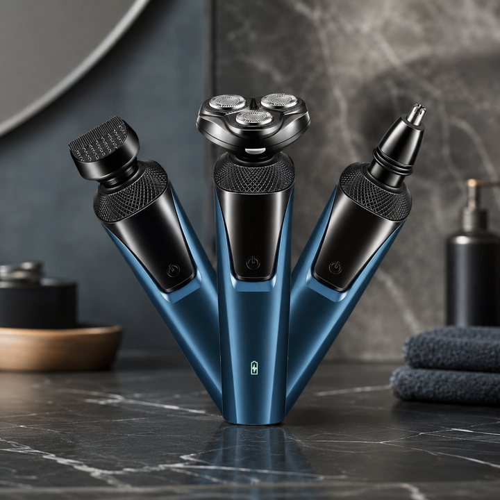 3-in-1 Electric Razor for Men with Trimmer and Shaver