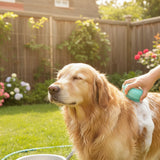 Soft Silicone Dog Bathing Brush Pet Massage Shampoo Dispenser Rubber Bristle Sower Grooming Tool for Dogs And Cats