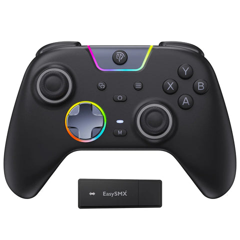 EasySMX X05 Pro Impulse Triggers Controller Compatible with PC/Switch/Android/iOS Phone/TV/Steam, Mute Button, Rumble Motors