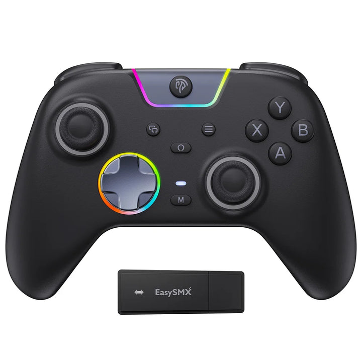 EasySMX X05 Pro Impulse Triggers Controller Compatible with PC/Switch/Android/iOS Phone/TV/Steam, Mute Button, Rumble Motors
