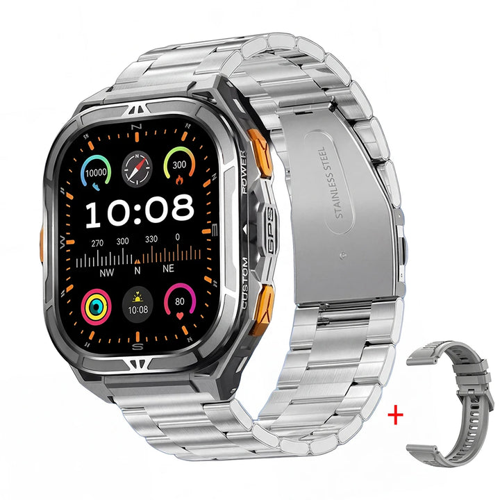 Rislnquord 1.96-Inch AMOLED GPS Smartwatch
