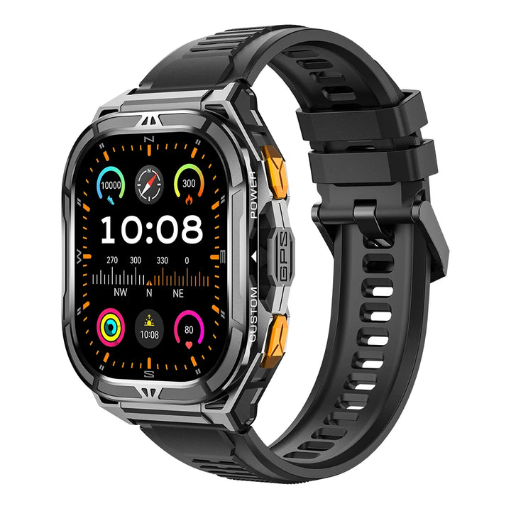 Rislnquord 1.96-Inch AMOLED GPS Smartwatch