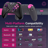 EasySMX X05 Wireless Gamepad Controller with Bluetooth, Dongle, Wired for PC/Phone/Switch/ Steam Gamer, Hall Effect